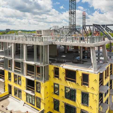 urban commercial construction project downtown nashville