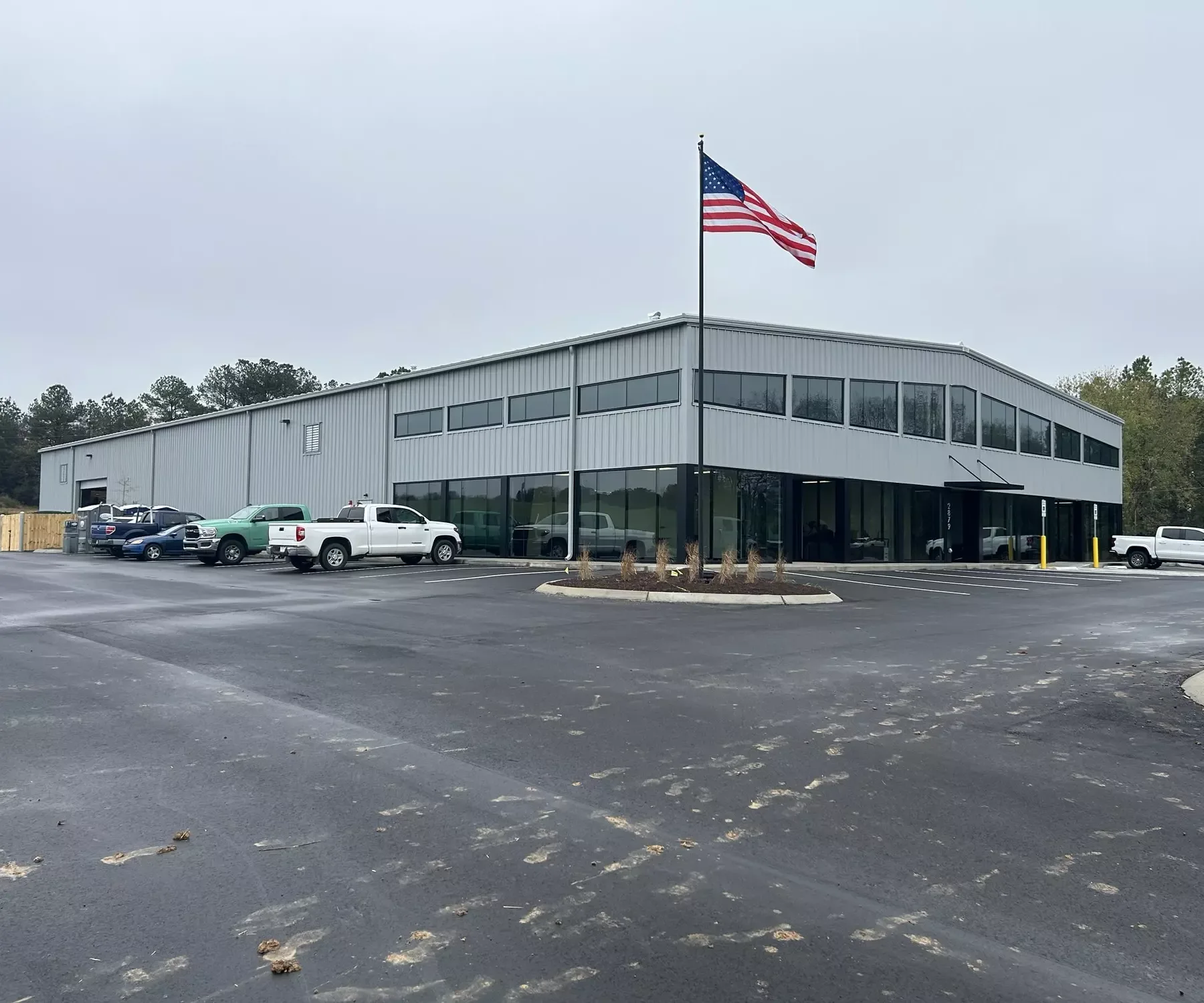industrial warehouse building