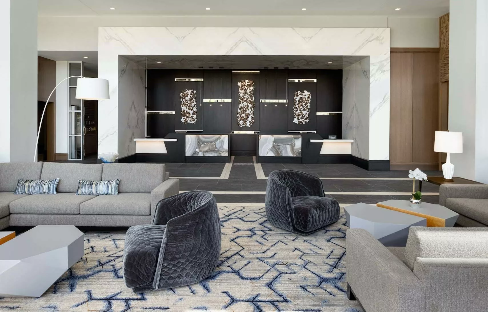 hilton alpharetta hotel front desk