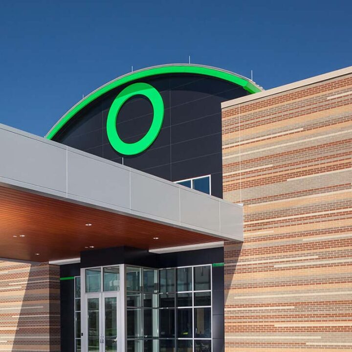 commercial building front entrance