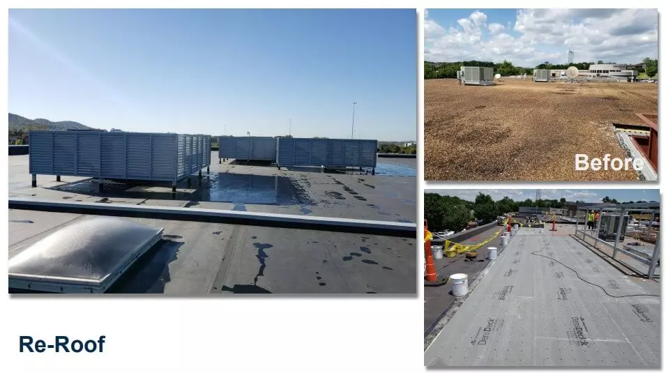 lexus dealership roof remodel