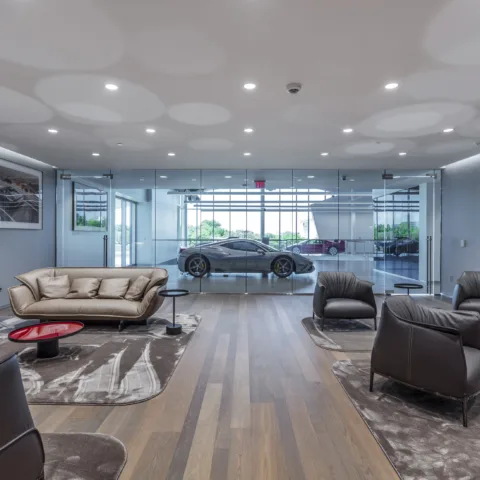 Ferrari auto dealership renovation