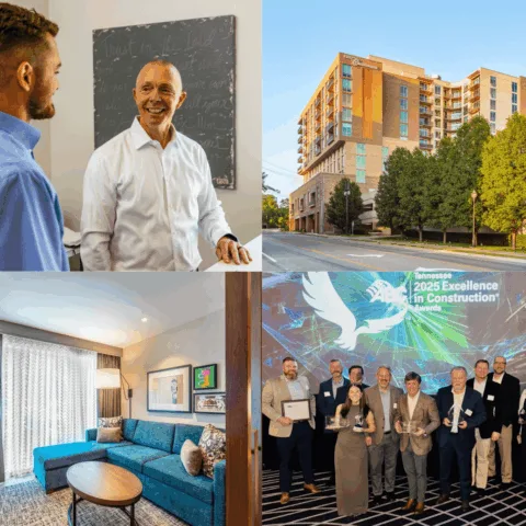 crain construction year in review photo collage