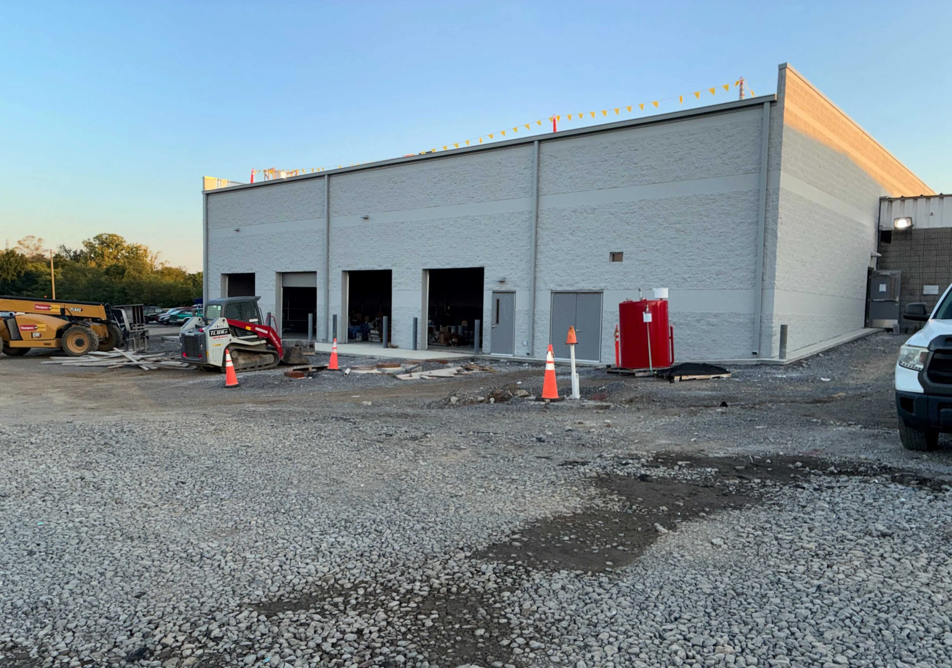 greenway kia of rivergate dealership exterior shop progress